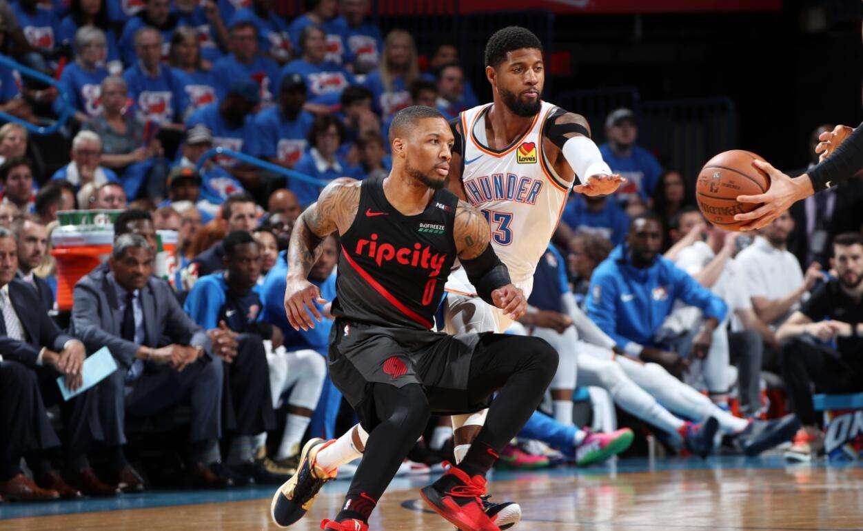 天津队碾压步行者，利拉德扛起全队