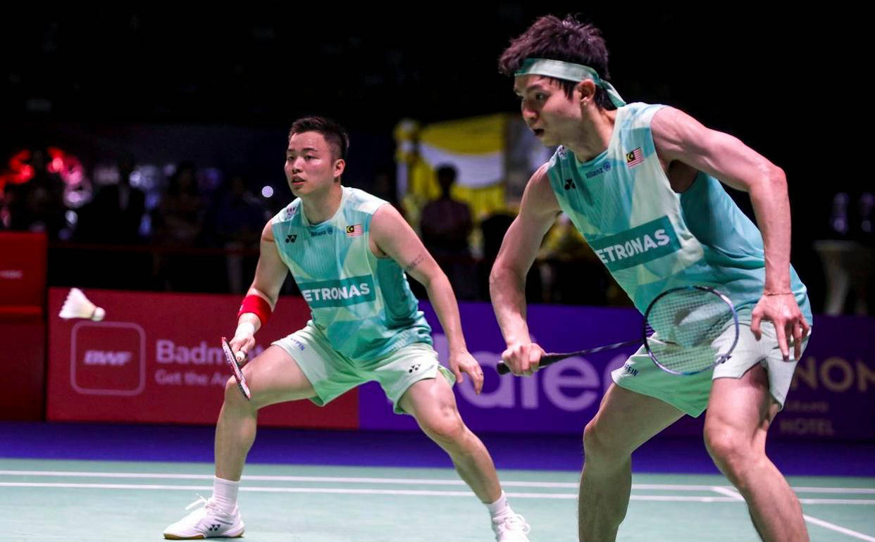 马来西亚羽毛球队力克丹麦羽毛球队，马琳统治全场